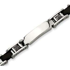    Chisel Stainless Steel Square ID Link Bracelet: Chisel: Jewelry