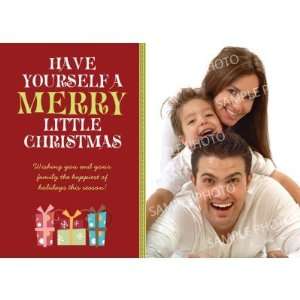  Merry Little Christmas Holiday Card (red): Health 