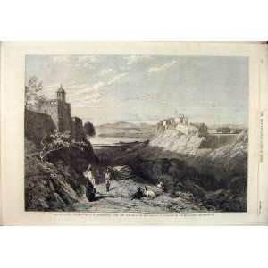  Chiusi Etruria Richardson Goats Mountain Fine Art 1864 