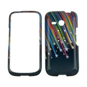 Stars on Carbon Fiber Shield Protector Case for HTC DROID 