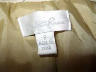 Charlotte Russe Suede Leather Western Blazer Jacket S 2  