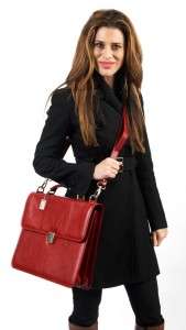 CLAIRECHASE TUSCAN ITALIAN LEATHER BRIEFCASE 609456151351  