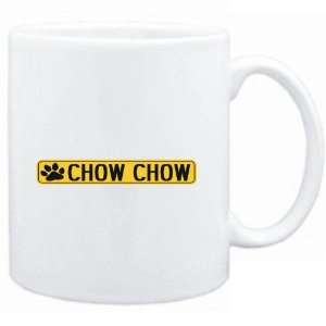   : Mug White  Chow Chow PAW . SIGN / STREET  Dogs: Sports & Outdoors