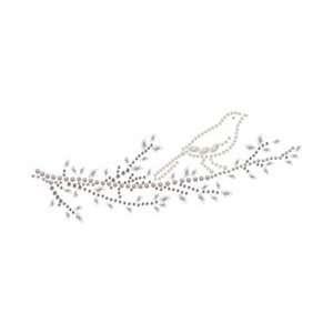  Prima Flowers Say It In Crystals Adhesive Branch With Bird 