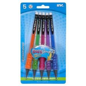  INC Soft Grip Mechanical Pencils   0.7mm, 5 pack: Office 