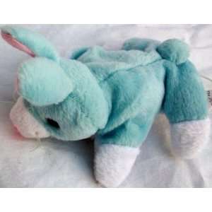  4 Plush Bunny Rabbit Light Blue Doll Toy: Toys & Games