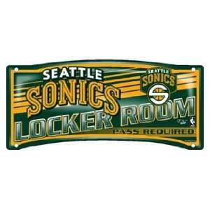  Seattle Sonics Locker Room Sign *SALE*