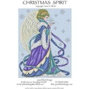  Christmas Spirit   Cross Stitch Pattern Arts, Crafts 