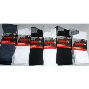  6 Pair Men WOLVERINE Cotton Boot Socks Antimicrobial Arch 