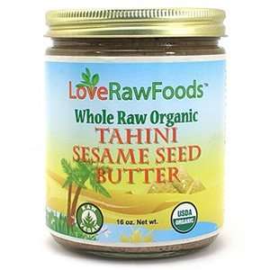 Love Raw Foods Tahini Sesame Seed Butter   Raw 8 oz.