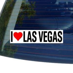  I Love Heart LAS VEGAS   Window Bumper Sticker Automotive