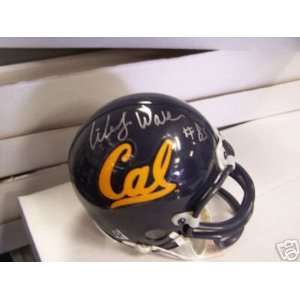  Wesley Walker Cal. Golden Bears Signed Mini Helmet: Sports 
