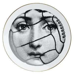   Fornasetti Collector Julia Plates   Soccer Ball: Kitchen & Dining