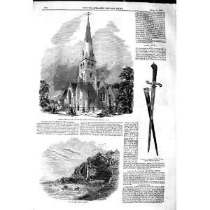  1849 CHURCH STEPHEN MARTYR PORTLAND FALL CHIT SIDMOUTH 