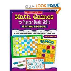 Math Games to Master Basic Skills Fractions & Decimals Familiar and 