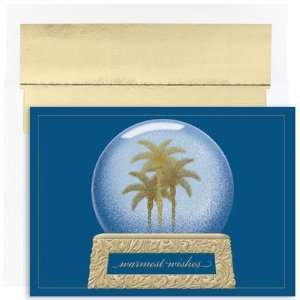  Snowglobe of Warm Wishes Boxed Christmas Cards and 