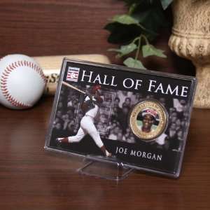  MLB Cincinnati Reds Joe Morgan Hall of Fame Coin Card 