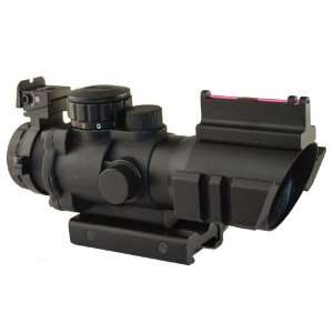  Sniper Compact CQB 4x32 Scope with Fiber Optic BUIS Backup 
