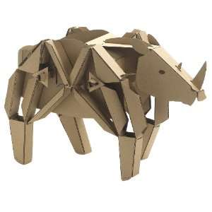   Jungle Walker Rhino Jungle Walker 3D Moving Puzzle: Toys & Games