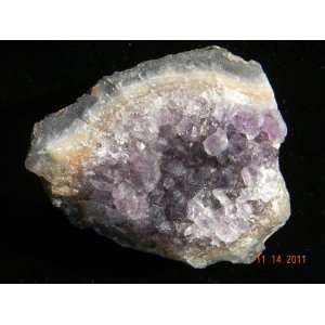 Amethyst Mineral healing crystal specimen gift #12  deep purple   Top 