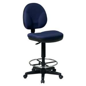  Smart Sculptured Seat and Back Drafting Chair with Adjustable Foot 