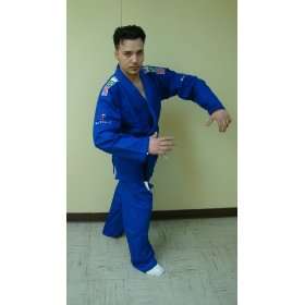  Bjj Kimono Jiu Jitsu/judo Gi Student Blue Color 000 