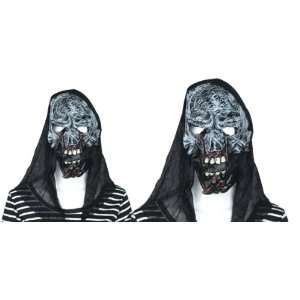  Horrible Open Mouth Ghost Design Halloween Mask Costume 