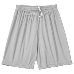    A4 Mens Cooling Performance Shorts Silver/Small
