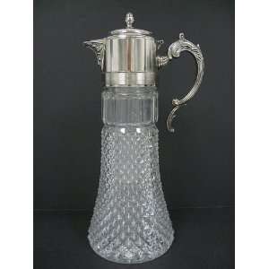  Claret Jug with Silver Plate