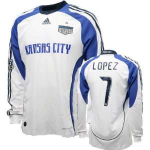  Claudio Lopez Game Used Jersey Kansas City Wizards #7 