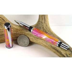  Taffy Swirl Acrylic Jr Gentlemen Pen With a Chrome Finish 