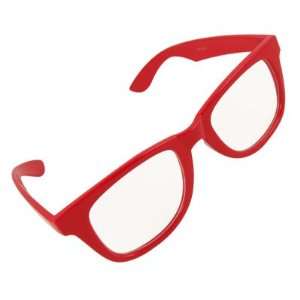   Broad Temple Full Rim Clear Lens Glasses for Lady