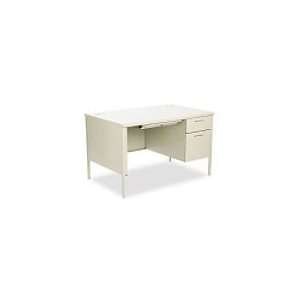 HON® Metro Classic Series Single Pedestal Desk:  Home 