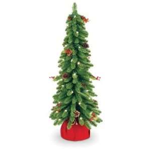  Red Berry Mini Christmas Tree: Home & Kitchen