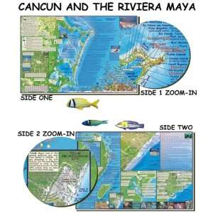 Franko Maps Cancun and Riviera Maya Guide and Dive Map  