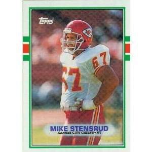  1989 Topps #350 Mike Stensrud   Kansas City Chiefs 