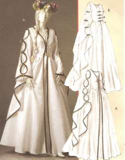 Renaissance Gown Dress Costume Pattern 4997 McCall’s New  