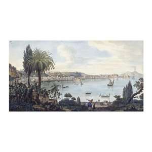 View Of Naples And Vesuvius by Sir William Hamilton. size 34 inches 