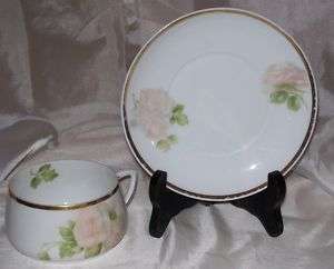 VINTAGE ~ SILESIA ~ PINK ROSES ~ CUP & SAUCER SET  