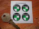 PUCH Moped Scooter Motorcycle classic set of 4 stickers