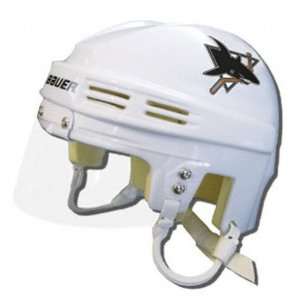 San Jose Sharks White Replica Mini Helmet