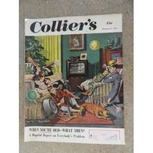 Colliers Magazine January 6,1951 (Cover Only) cover art by David Mink 