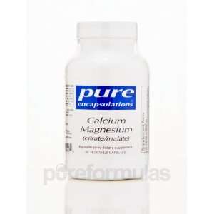  Pure Encapsulations Calcium Magnesium (citrate/malate) 90 