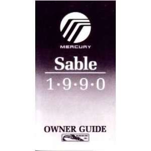  1990 MERCURY SABLE Owners Manual User Guide Automotive
