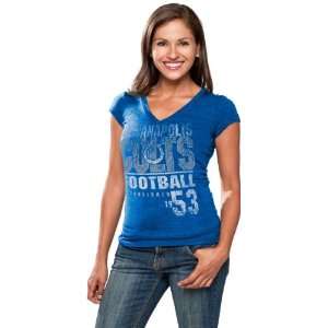  Indianapolis Colts Womens Victory Play II V Neck Tri 