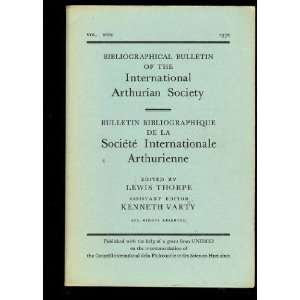   of the International Arthurian Society 1972 Lewis Thorpe Books