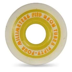  Flip Sidecuts Neon Tubes Skateboard Wheels   54mm (Set of 