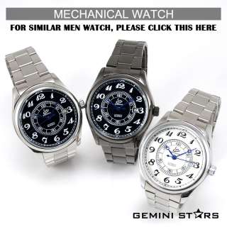 Elegant Lady Automatic Mechanical Calendar Wrist Watch Couple Series 