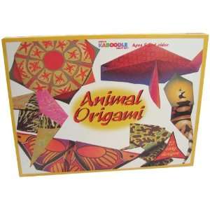  Animal Origami Paper, Guide, 8 x 8, Assrtd Animal Patterns 