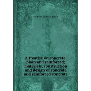  construction and design of concrete and reinforced concrete Frederick